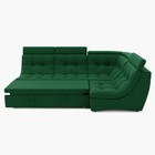 Диван угловой «Монако 3», механизм венеция, универсальный, велюр, цвет галакси лайт 010  (артикул 9798826)  большой выбор товаров оптом и в розницу по низким ценам с доставкой