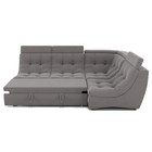 Диван угловой «Монако 3», механизм венеция, универсальный, велюр, цвет галакси лайт 021  (артикул 9798828)  большой выбор товаров оптом и в розницу по низким ценам с доставкой