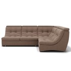 Диван угловой «Монако 3», механизм венеция, универсальный, велюр, цвет галакси лайт 023  (артикул 9798830)  большой выбор товаров оптом и в розницу по низким ценам с доставкой