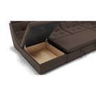 Диван п - образный «Монако 4», механизм венеция, универсальный, велюр, цвет галакси лайт 004 - Фото 4