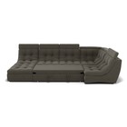 Диван п - образный «Монако 4», механизм венеция, универсальный, велюр, цвет галакси лайт 005 - Фото 3