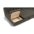 Диван п - образный «Монако 4», механизм венеция, универсальный, велюр, цвет галакси лайт 005 - Фото 4