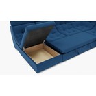 Диван п - образный «Монако 4», механизм венеция, универсальный, велюр, цвет галакси лайт 014 - Фото 4