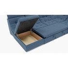 Диван п – образный «Монако 4», механизм венеция, универсальный, велюр, цвет галакси лайт 022 - Фото 4