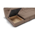 Диван п - образный «Монако 4», механизм венеция, универсальный, велюр, цвет галакси лайт 023 - Фото 4