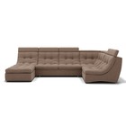 Диван п - образный «Монако 4», механизм венеция, универсальный, велюр, цвет галакси лайт 023 - Фото 5