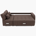 Диван угловой «Нью–йорк 3», механизм пантограф, угол левый, велюр, цвет галакси лайт 004  (артикул 9798840)  большой выбор товаров оптом и в розницу по низким ценам с доставкой