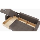 Диван угловой «Нью–йорк 3», механизм пантограф, угол левый, велюр, цвет галакси лайт 005  (артикул 9798841)  большой выбор товаров оптом и в розницу по низким ценам с доставкой