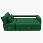 Диван угловой «Нью–йорк 3», механизм пантограф, угол левый, велюр, цвет галакси лайт 010  (артикул 9798842)  большой выбор товаров оптом и в розницу по низким ценам с доставкой