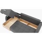 Диван угловой «Нью–йорк 3», механизм пантограф, угол левый, велюр, цвет галакси лайт 021  (артикул 9798844)  большой выбор товаров оптом и в розницу по низким ценам с доставкой