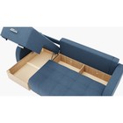 Диван угловой «Нью–йорк 3», механизм пантограф, угол левый, велюр, цвет галакси лайт 022  (артикул 9798845)  большой выбор товаров оптом и в розницу по низким ценам с доставкой