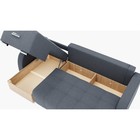 Диван угловой «Нью–йорк 3», механизм пантограф, угол левый, велюр, цвет галакси лайт 026  (артикул 9798847)  большой выбор товаров оптом и в розницу по низким ценам с доставкой