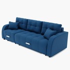 Диван – трансформер «Нью–йорк 2», механизм пантограф, угол левый, велюр, цвет галакси лайт 014  (артикул 9798851)  большой выбор товаров оптом и в розницу по низким ценам с доставкой