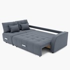 Диван – трансформер «Нью–йорк 2», механизм пантограф, угол левый, велюр, цвет галакси лайт 026  (артикул 9798855)  большой выбор товаров оптом и в розницу по низким ценам с доставкой