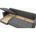 Диван угловой «Талисман 3», механизм пантограф, угол левый, велюр, галакси лайт 021 - Фото 4