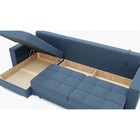 Диван угловой «Талисман 3», механизм пантограф, угол левый, велюр, цвет галакси лайт 022 - Фото 4