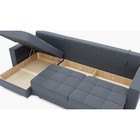 Диван угловой «Талисман 3», механизм пантограф, угол левый, велюр, цвет галакси лайт 026 - Фото 4