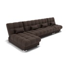 Угловой модульный диван «Фиеста 3», механизм книжка, велюр, цвет галакси лайт 004 - Фото 6