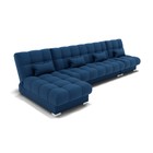 Угловой модульный диван «Фиеста 3», механизм книжка, велюр, цвет галакси лайт 014 - Фото 6