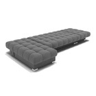 Угловой модульный диван «Фиеста 3», механизм книжка, велюр, цвет галакси лайт 021 - Фото 3