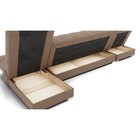 Угловой модульный диван «Фиеста 3», механизм книжка, велюр, цвет галакси лайт 023 - Фото 2