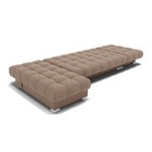 Угловой модульный диван «Фиеста 3», механизм книжка, велюр, цвет галакси лайт 023 - Фото 3