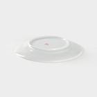 Тарелка фарфоровая «Сирень», d=17 см, белая - Фото 3