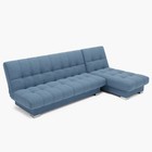 Диван угловой модульный «Хьюстон 2», механизм книжка, велюр, цвет галакси лайт 022  (артикул 9798981)  большой выбор товаров оптом и в розницу по низким ценам с доставкой