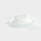 Тарелка фарфоровая глубокая «Сирень», 230 мл, d=20 см, белая - Фото 3