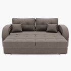 Диван прямой «Элита 1», механизм пантограф, велюр, цвет галакси лайт 005  (артикул 9798993)  большой выбор товаров оптом и в розницу по низким ценам с доставкой