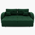 Диван прямой «Элита 1», механизм пантограф, велюр, цвет галакси лайт 010  (артикул 9798994)  большой выбор товаров оптом и в розницу по низким ценам с доставкой