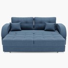 Диван прямой «Элита 1», механизм пантограф, велюр, цвет галакси лайт 022  (артикул 9798997)  большой выбор товаров оптом и в розницу по низким ценам с доставкой