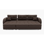 Диван – трансформер «Элита 2», механизм пантограф, угол левый, велюр, цвет галакси лайт 004  (артикул 9799000)  большой выбор товаров оптом и в розницу по низким ценам с доставкой