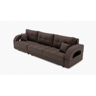 Диван – трансформер «Элита 2», механизм пантограф, угол левый, велюр, цвет галакси лайт 004  (артикул 9799000)  большой выбор товаров оптом и в розницу по низким ценам с доставкой