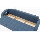 Диван – трансформер «Элита 2», механизм пантограф, угол левый, велюр, цвет галакси лайт 022  (артикул 9799005)  большой выбор товаров оптом и в розницу по низким ценам с доставкой