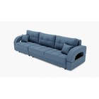 Диван – трансформер «Элита 2», механизм пантограф, угол левый, велюр, цвет галакси лайт 022  (артикул 9799005)  большой выбор товаров оптом и в розницу по низким ценам с доставкой