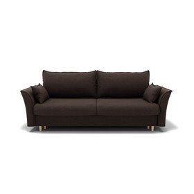 Прямой диван «Барселона 1», механизм пантограф, велюр, цвет галакси лайт 004