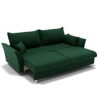 Диван прямой «Барселона 1», механизм пантограф, велюр, цвет галакси лайт 010  (артикул 9799010)  большой выбор товаров оптом и в розницу по низким ценам с доставкой