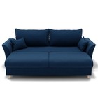 Диван прямой «Барселона 1», механизм пантограф, велюр, цвет галакси лайт 014  (артикул 9799011)  большой выбор товаров оптом и в розницу по низким ценам с доставкой