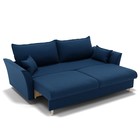 Диван прямой «Барселона 1», механизм пантограф, велюр, цвет галакси лайт 014  (артикул 9799011)  большой выбор товаров оптом и в розницу по низким ценам с доставкой