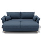 Диван прямой «Барселона 1», механизм пантограф, велюр, цвет галакси лайт 022  (артикул 9799013)  большой выбор товаров оптом и в розницу по низким ценам с доставкой