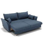 Диван прямой «Барселона 1», механизм пантограф, велюр, цвет галакси лайт 022  (артикул 9799013)  большой выбор товаров оптом и в розницу по низким ценам с доставкой