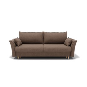 Прямой диван «Барселона 1», механизм пантограф, велюр, цвет галакси лайт 023