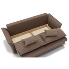 Диван прямой «Барселона 1», механизм пантограф, велюр, цвет галакси лайт 023  (артикул 9799014)  большой выбор товаров оптом и в розницу по низким ценам с доставкой