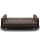 Диван прямой «Бруно 2», с подлокотниками, механизм книжка, НПБ, велюр, цвет галакси лайт 004  (артикул 9799024)  большой выбор товаров оптом и в розницу по низким ценам с доставкой