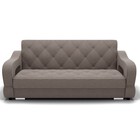 Диван прямой «Бруно 2», с подлокотниками, механизм книжка, НПБ, велюр, цвет галакси лайт 005  (артикул 9799025)  большой выбор товаров оптом и в розницу по низким ценам с доставкой