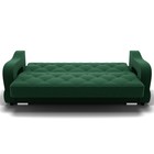 Диван прямой «Бруно 2», с подлокотниками, механизм книжка, НПБ, велюр, цвет галакси лайт 010  (артикул 9799026)  большой выбор товаров оптом и в розницу по низким ценам с доставкой