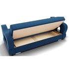 Диван прямой «Бруно 2», с подлокотниками, механизм книжка, НПБ, велюр, цвет галакси лайт 014  (артикул 9799027)  большой выбор товаров оптом и в розницу по низким ценам с доставкой