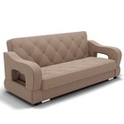 Диван прямой «Бруно 2», с подлокотниками, механизм книжка, НПБ, велюр, цвет галакси лайт 023  (артикул 9799030)  большой выбор товаров оптом и в розницу по низким ценам с доставкой