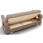 Диван прямой «Бруно 2», с подлокотниками, механизм книжка, НПБ, велюр, цвет галакси лайт 023  (артикул 9799030)  большой выбор товаров оптом и в розницу по низким ценам с доставкой